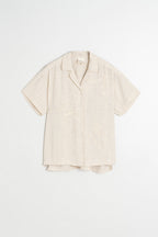 Artisanal Embroidered Shirt - Linen