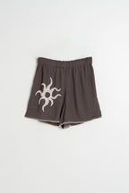 Pantalón corto elástico - Carbón