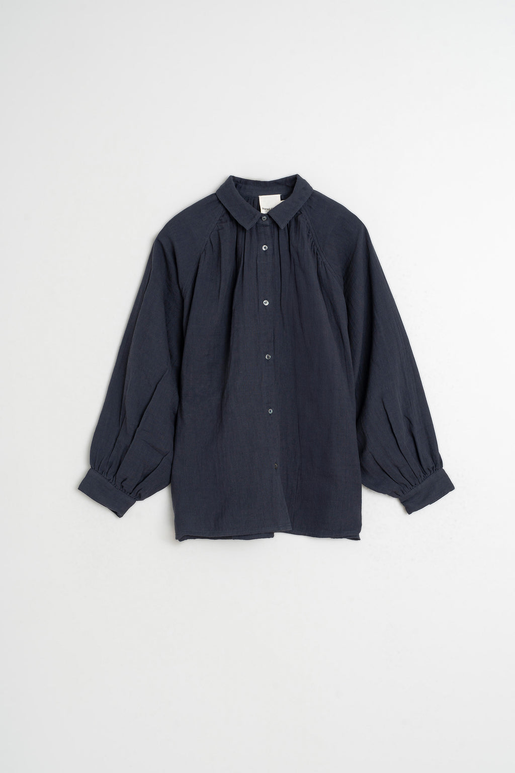 Double Gauze Shirt - Navy Blue