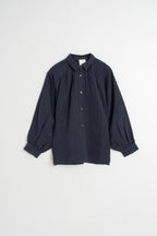 Double Gauze Shirt - Navy Blue