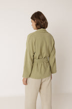 Double Gauze Kimono - Aloe
