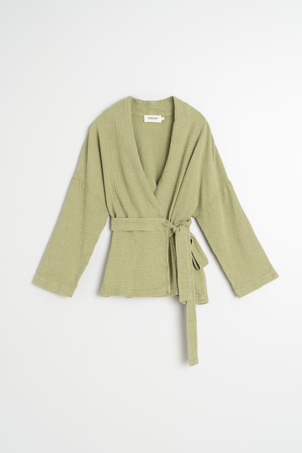 Double Gauze Kimono - Aloe
