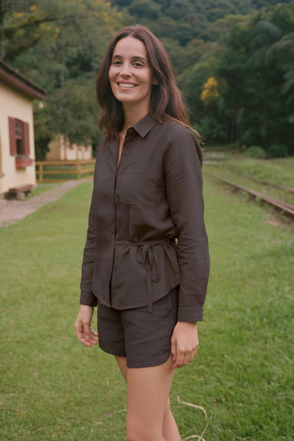 Camisa de algodón y seda - Coco