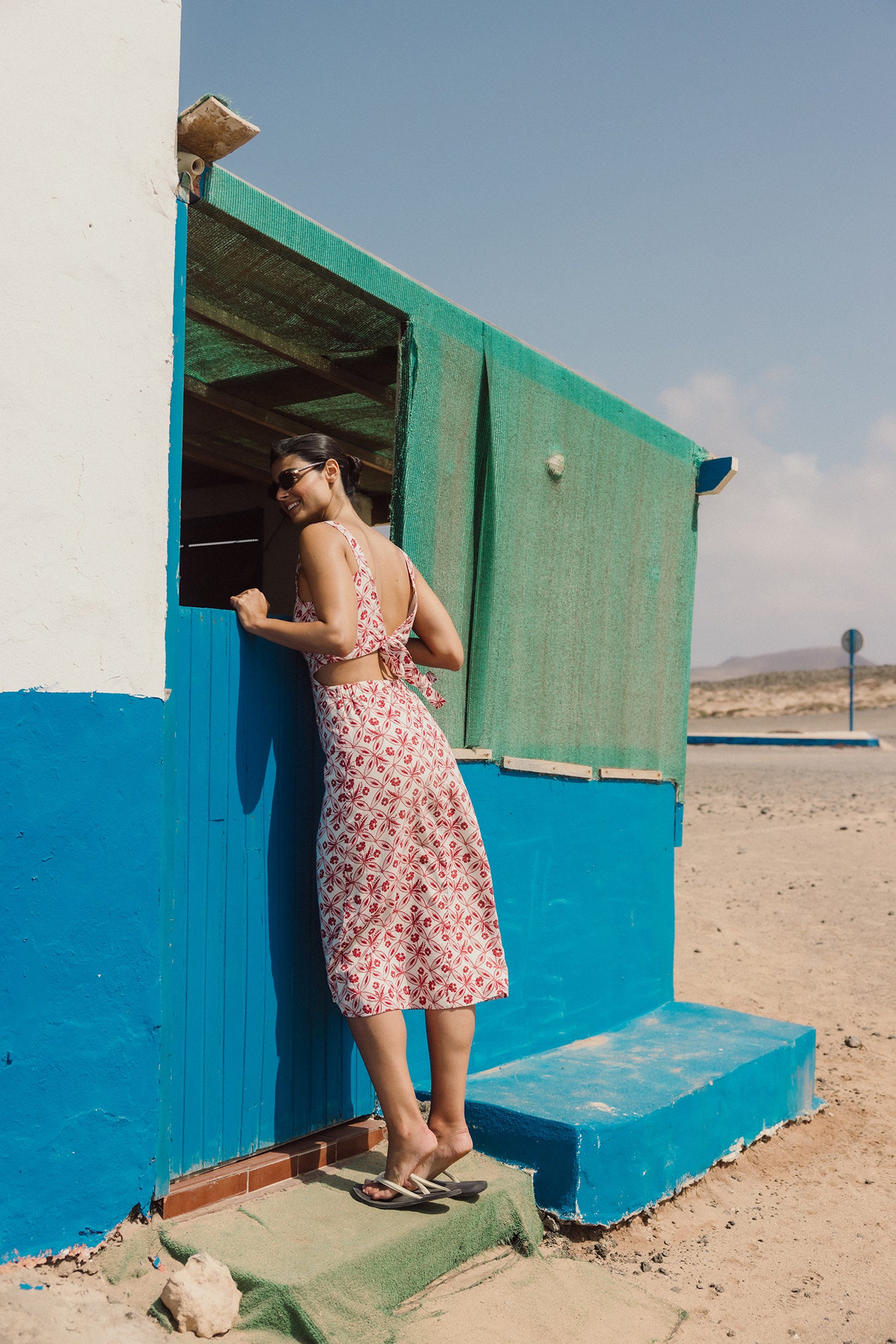 Backless Dress - Red