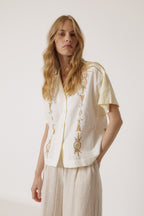 Guayabera Style Shirt - Sorbet