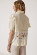 Guayabera Style Shirt - Sorbet