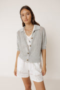 Openwork Knit Cardigan - Glace
