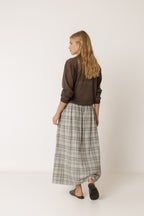 Veste En Maille Transparente - Chocolat