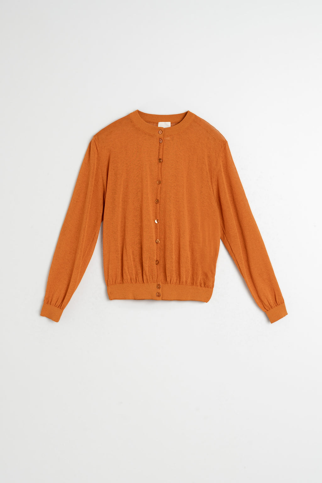Chaqueta De Punto Transparente - Óxido