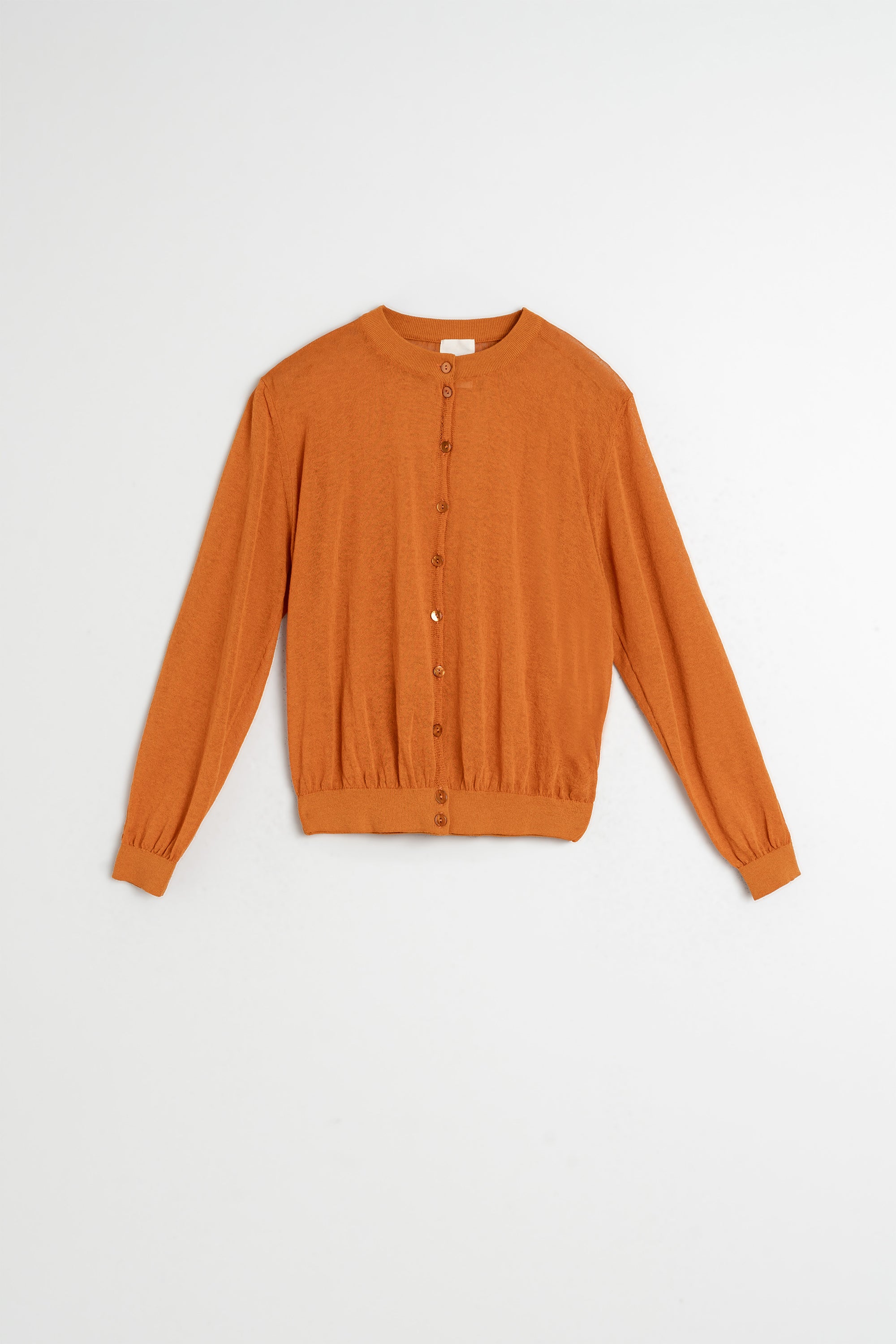 Chaqueta De Punto Transparente - Óxido