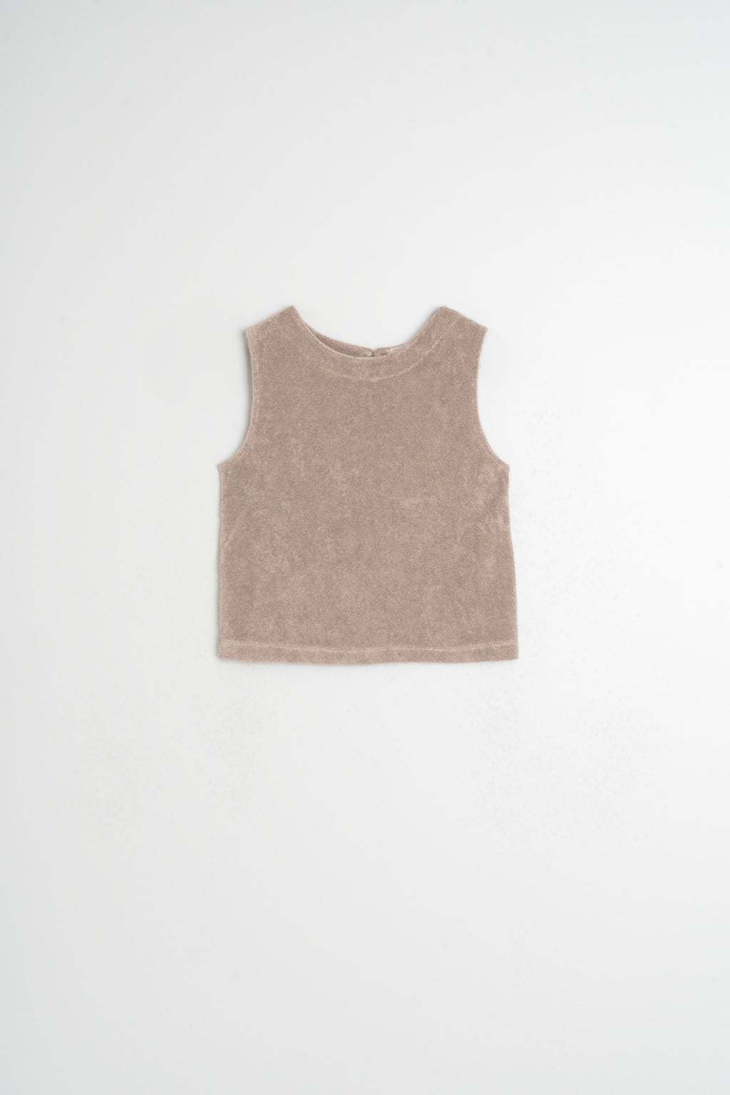 Terry Cloth Crop Top - Pink