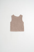 Terry Cloth Crop Top - Pink