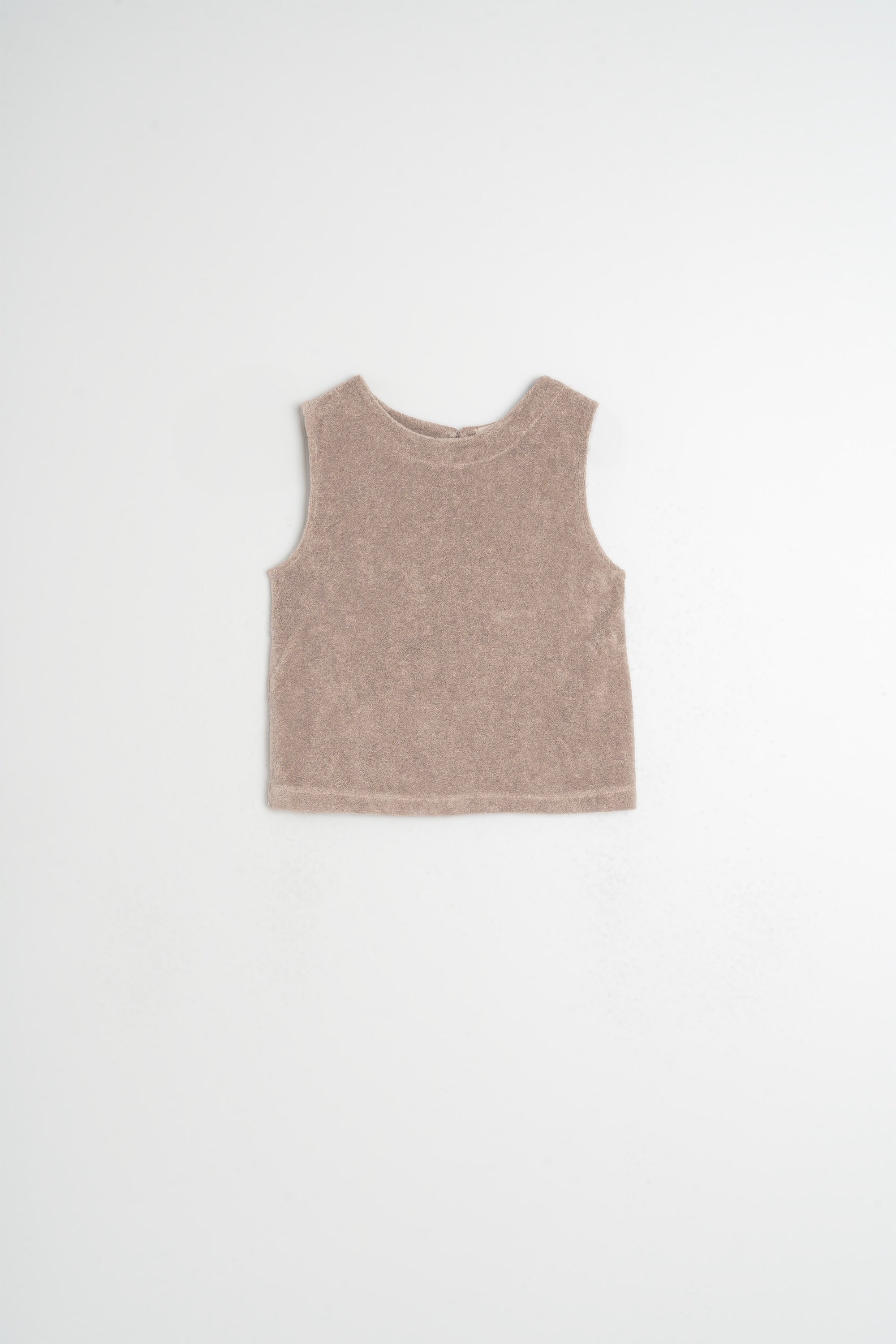 Terry Cloth Crop Top - Pink