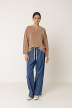 Sweat-Shirt En Éponge Lara - Rose