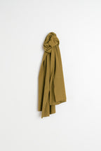 Textured Cotton Scarf - Khaki