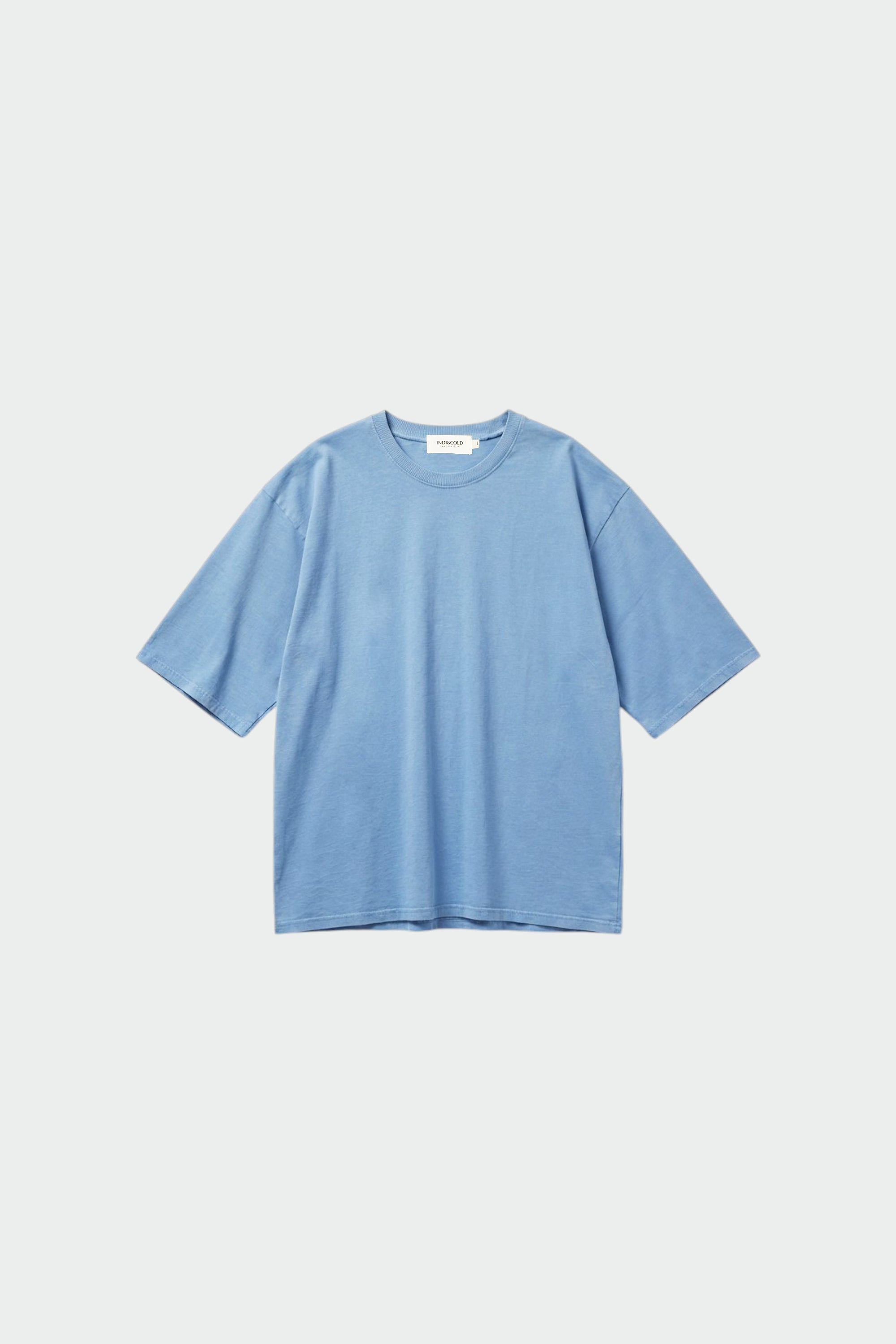 Camiseta oversize de algodón orgánico - Azul