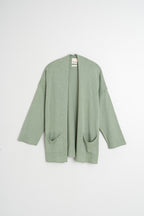 Chaqueta teñida en prenda - Salvia