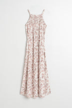 Vestido halter con estampado de sello - Lichi