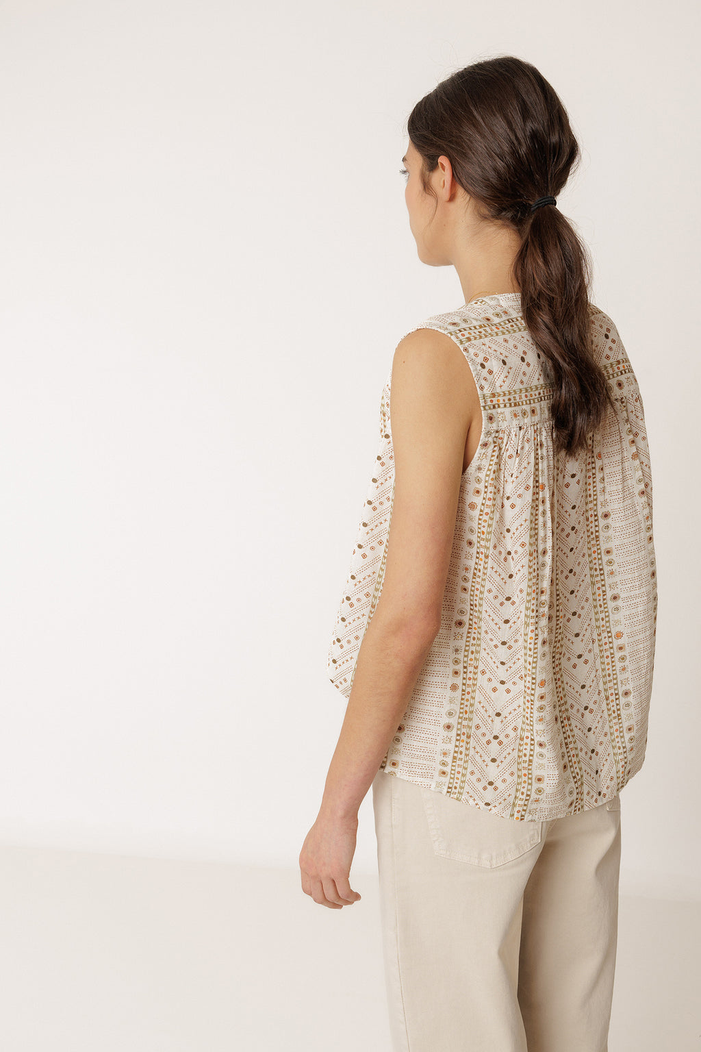 Oversize Cotton Shirt - Ecru