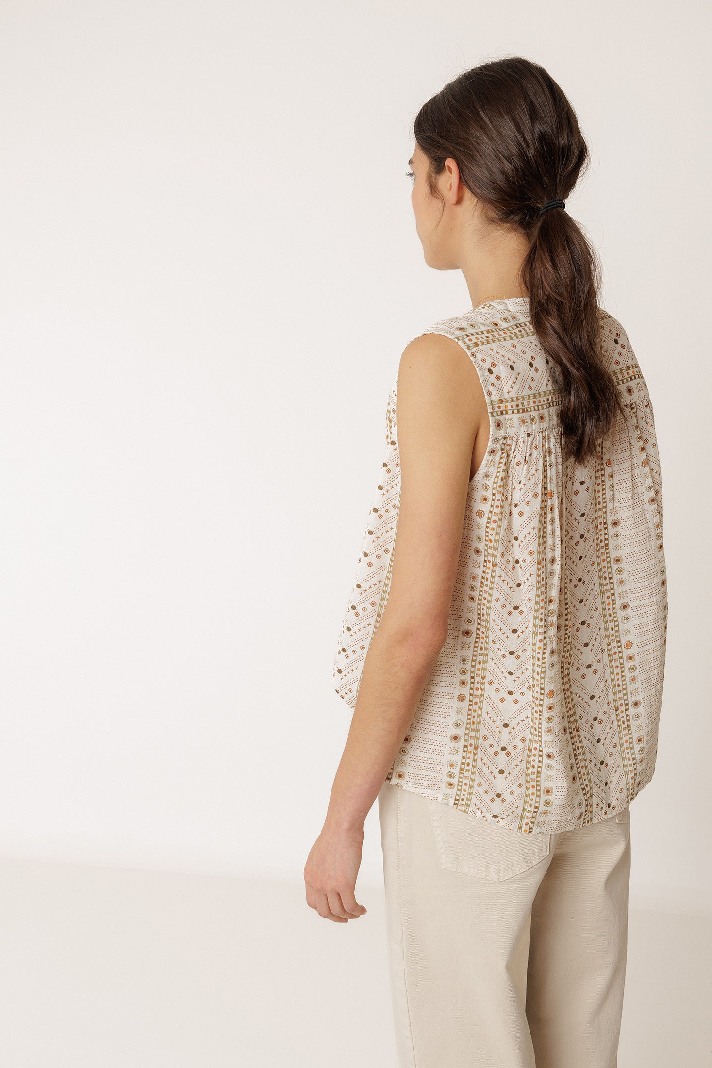 Oversize Cotton Shirt - Ecru