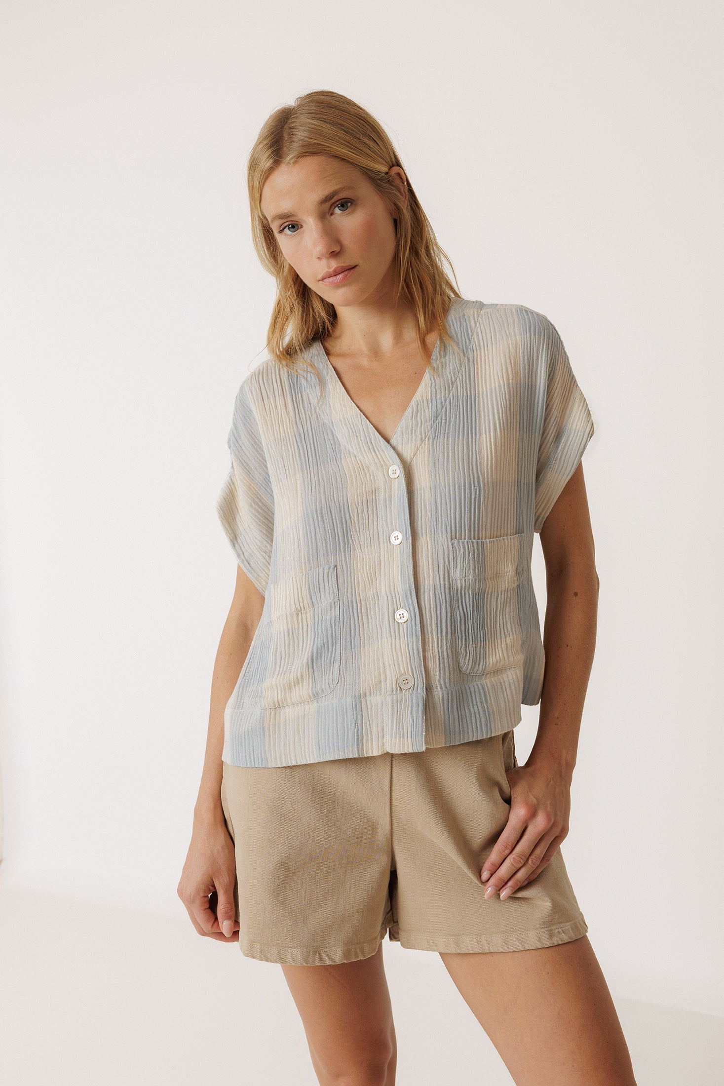 Vichy Check Shirt - Jasmine