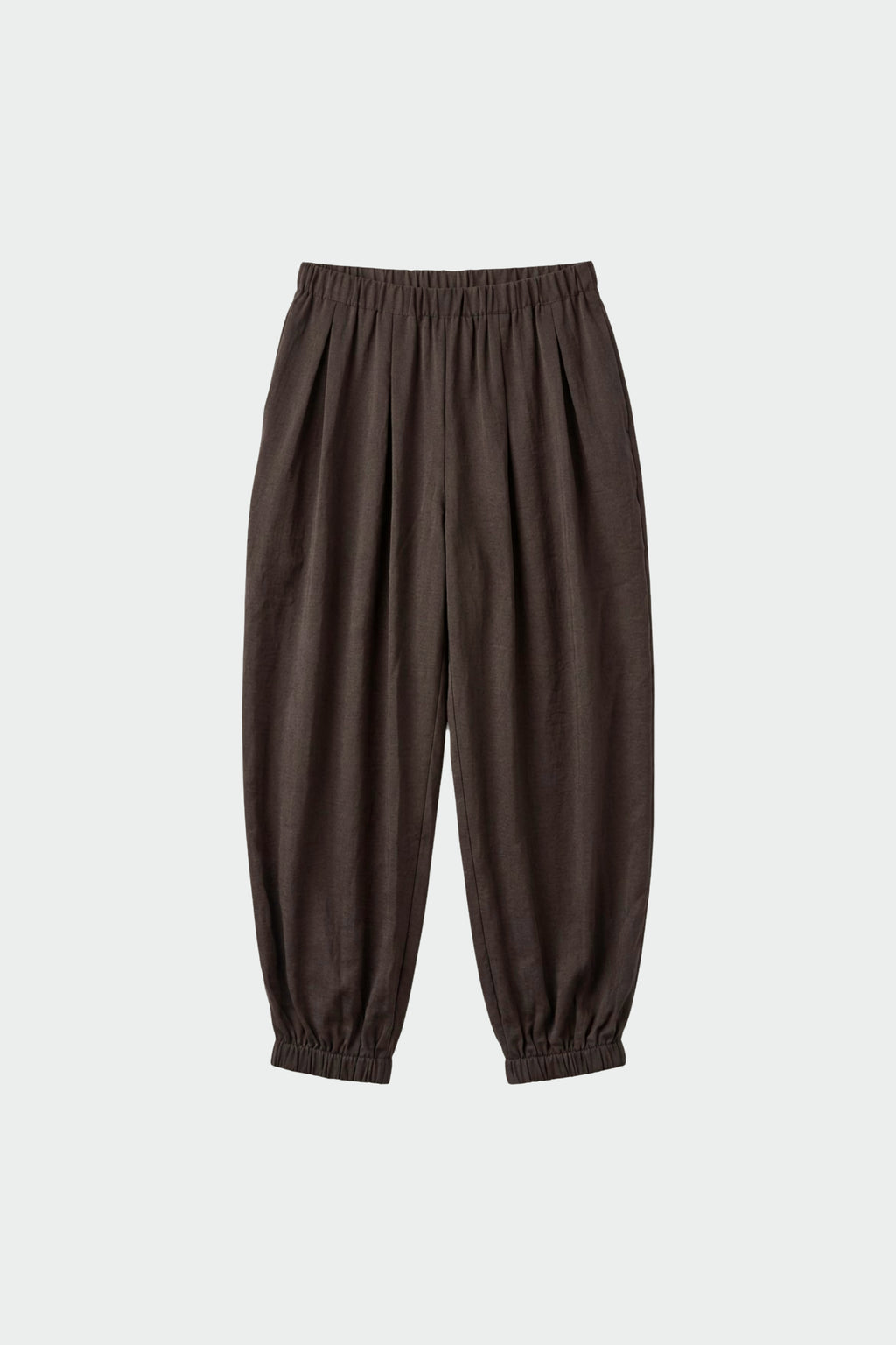Satin Balloon Trousers - Coco