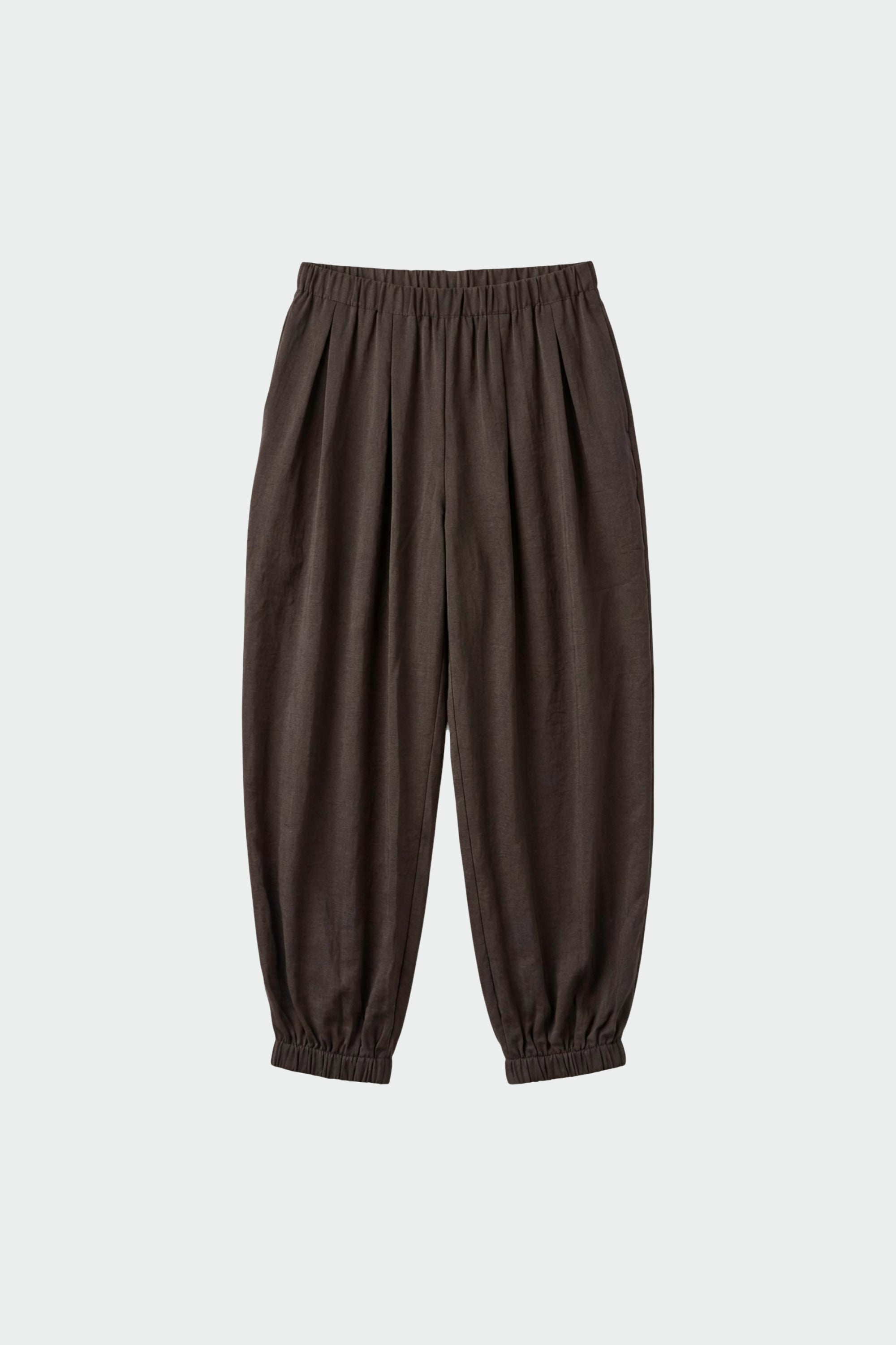 Satin Balloon Trousers - Coco