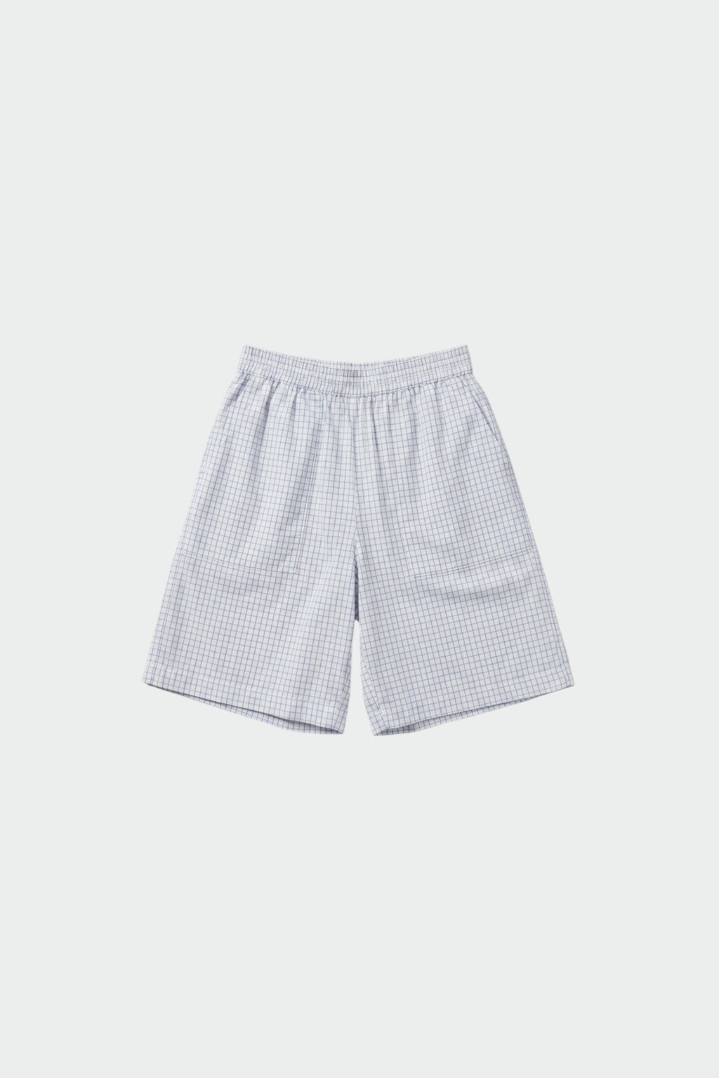 Long Poplin Bermuda Shorts - Ink