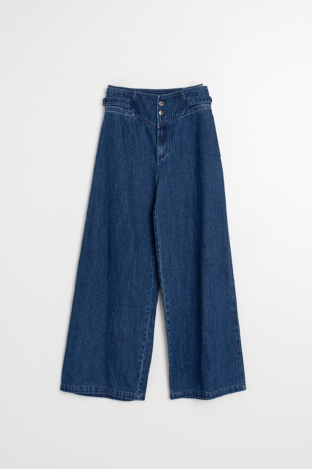 Vaquero de pernera ancha - Denim