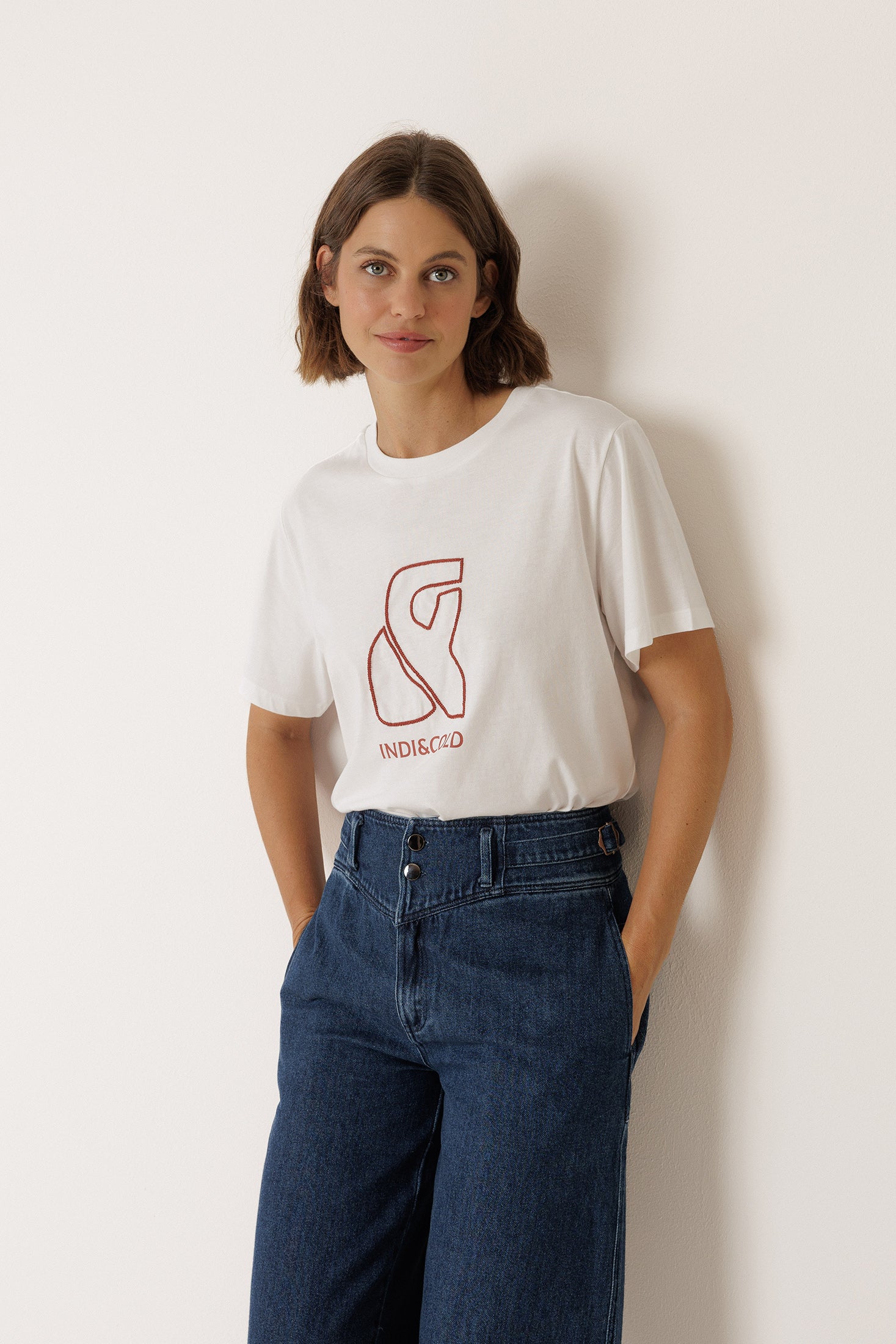 T-Shirt Avec Logo - Blanc