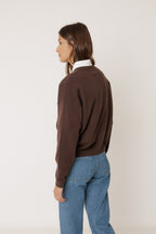 Jersey de lana merino - Chocolate