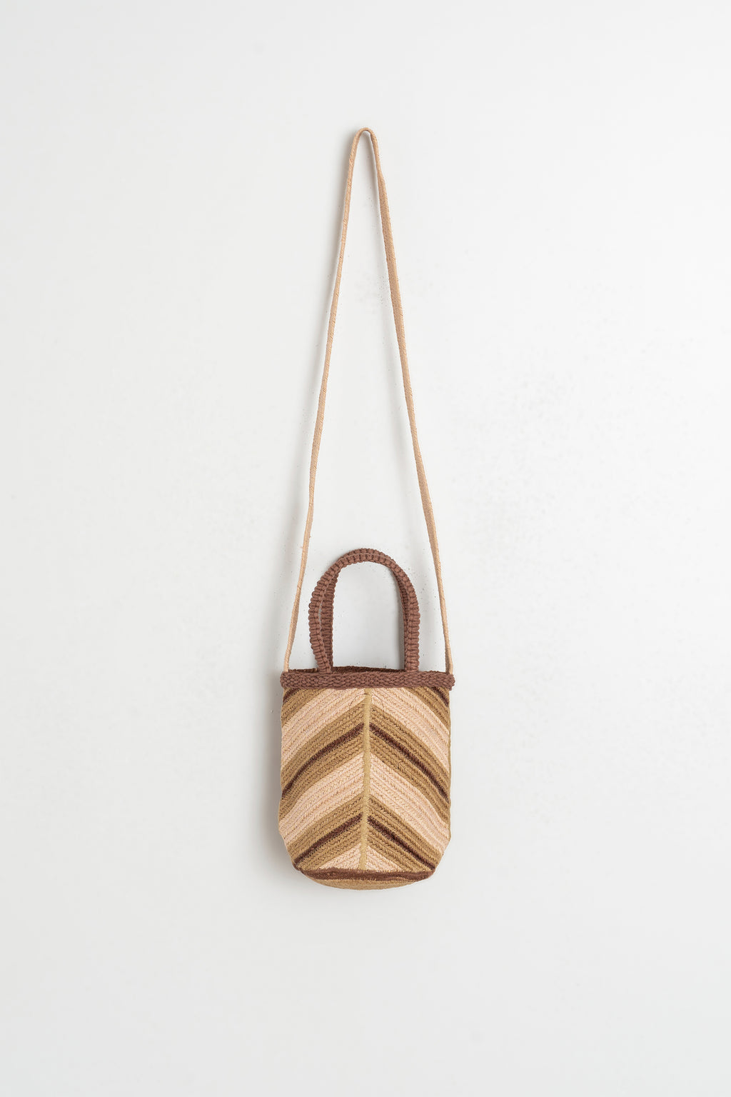 Mini Raffia Bonbonnière Bag - Chocolate