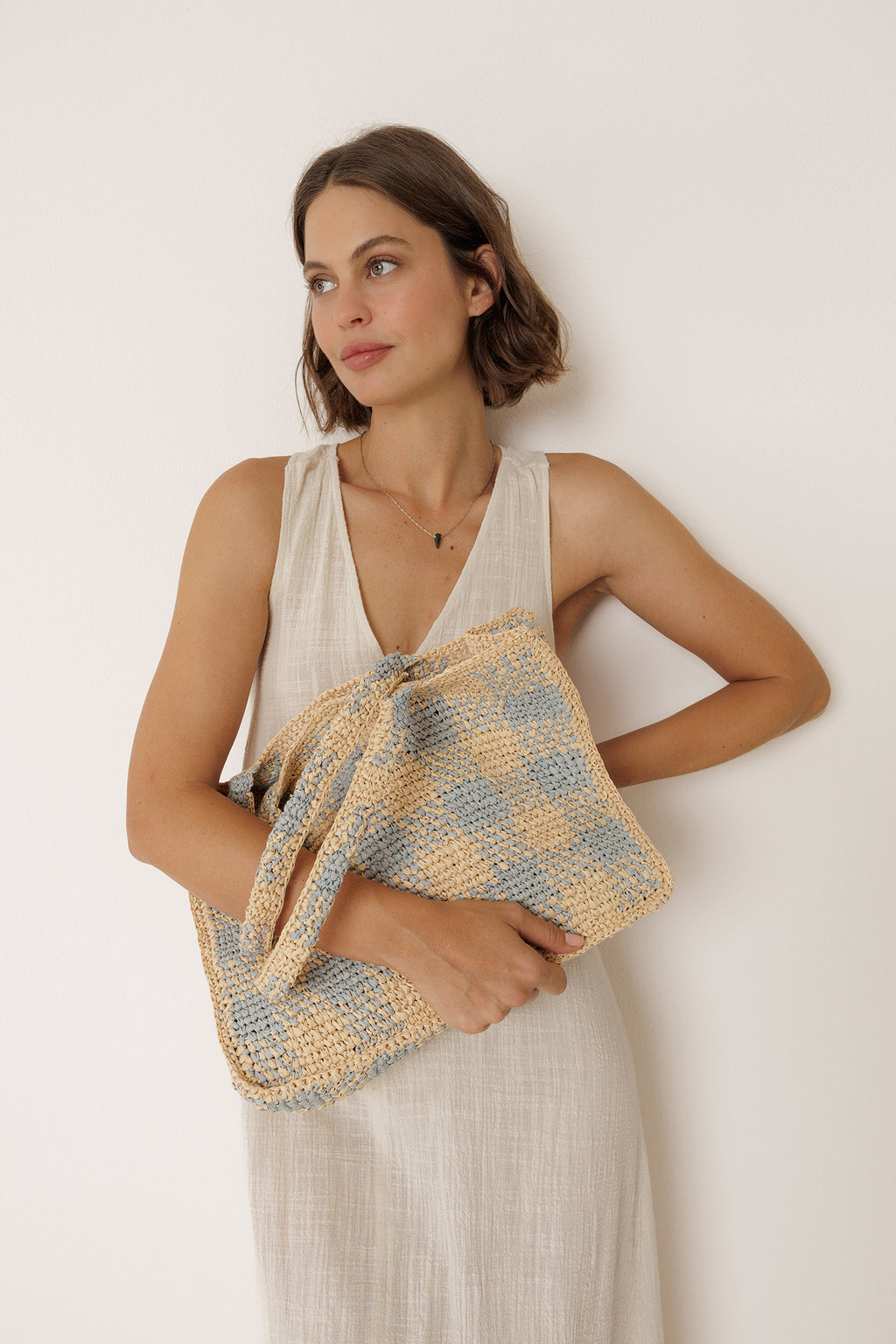 Raffia Tote Bag - Jasmine
