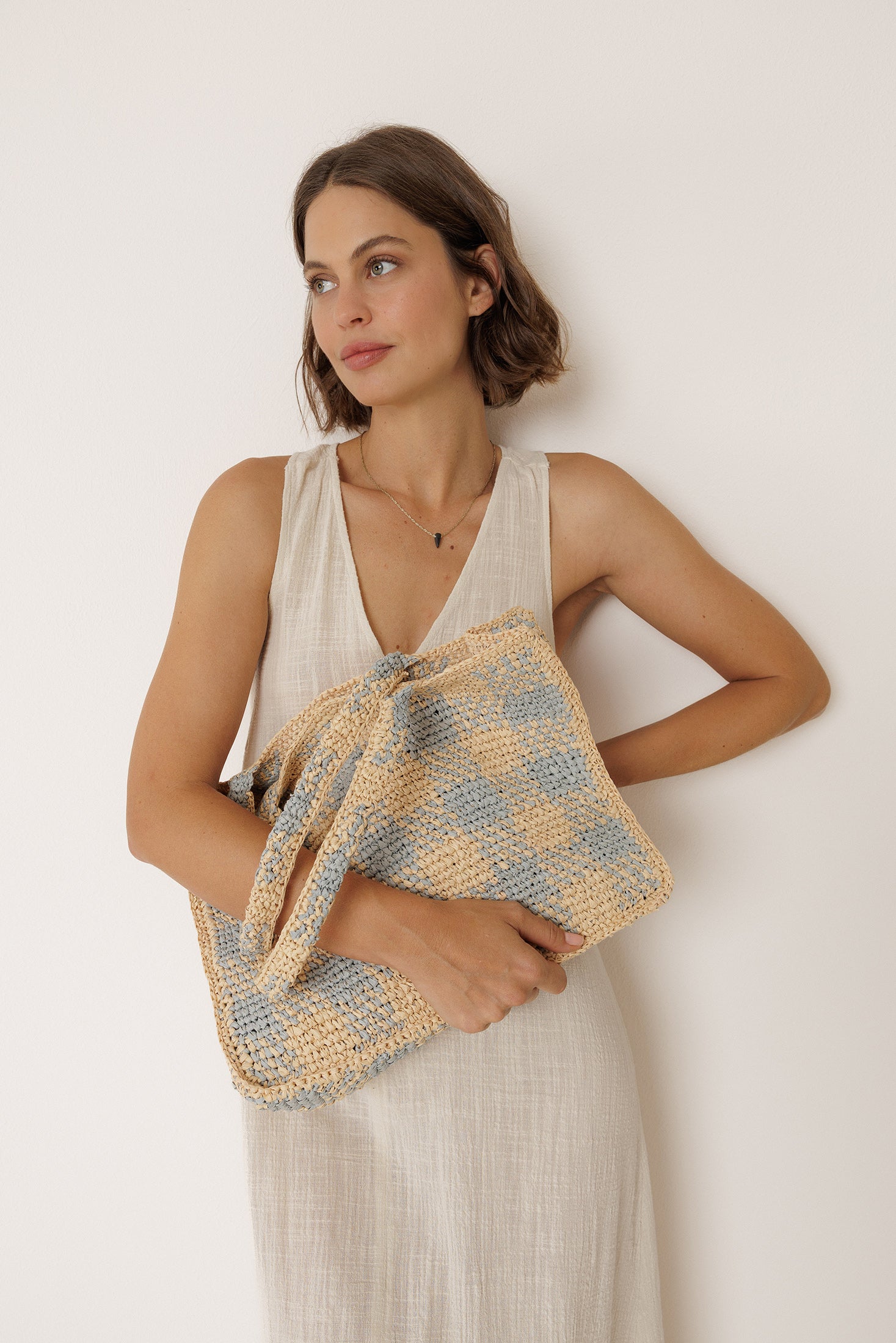 Raffia Tote Bag - Jasmine