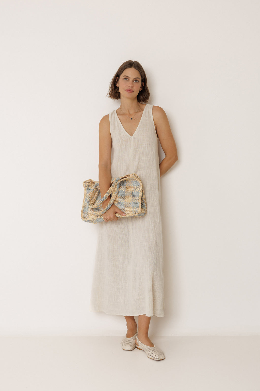 Raffia Tote Bag - Jasmine