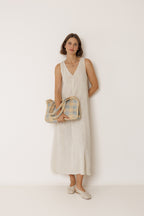 Raffia Tote Bag - Jasmine