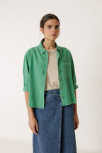 Oversize Combined Shirt - Green