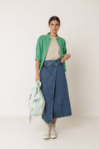 Oversize Combined Shirt - Green
