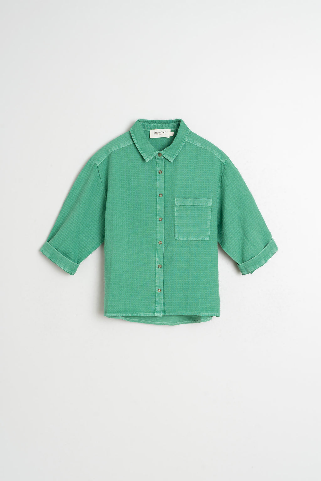 Oversize Combined Shirt - Green