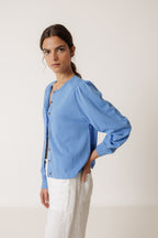 Organic Cotton Jacket - British Blue