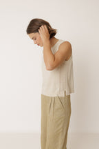 Gilet En Coton Biologique - Beige