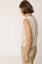 Gilet En Coton Biologique - Beige
