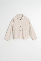 Chaqueta De Caza Con Grandes Bolsillos - Piedra