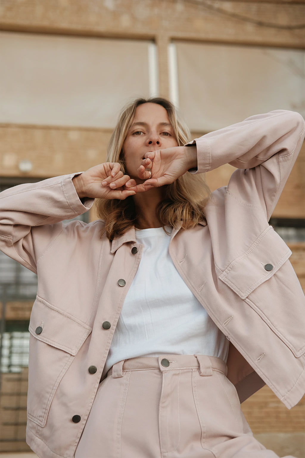 Chaqueta De Caza Con Grandes Bolsillos - Rocío