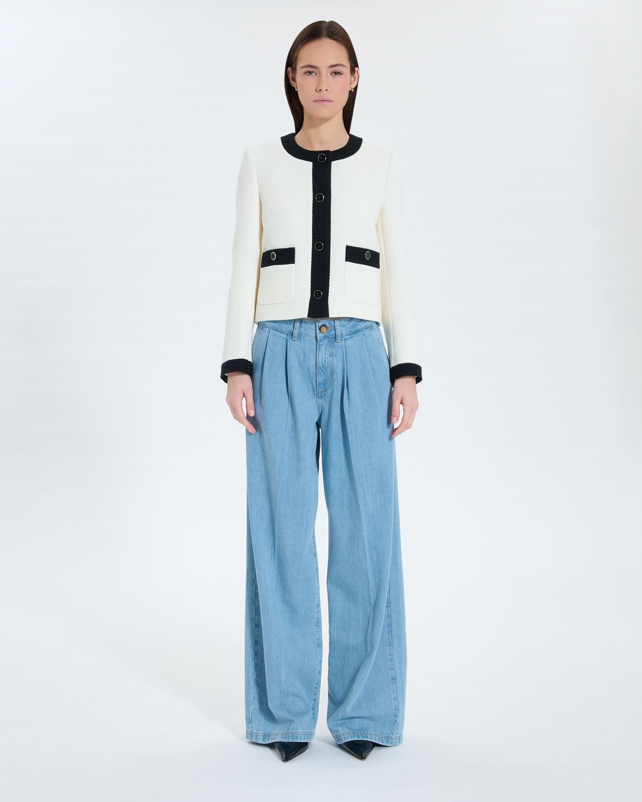 Ecru tweed jacket_4