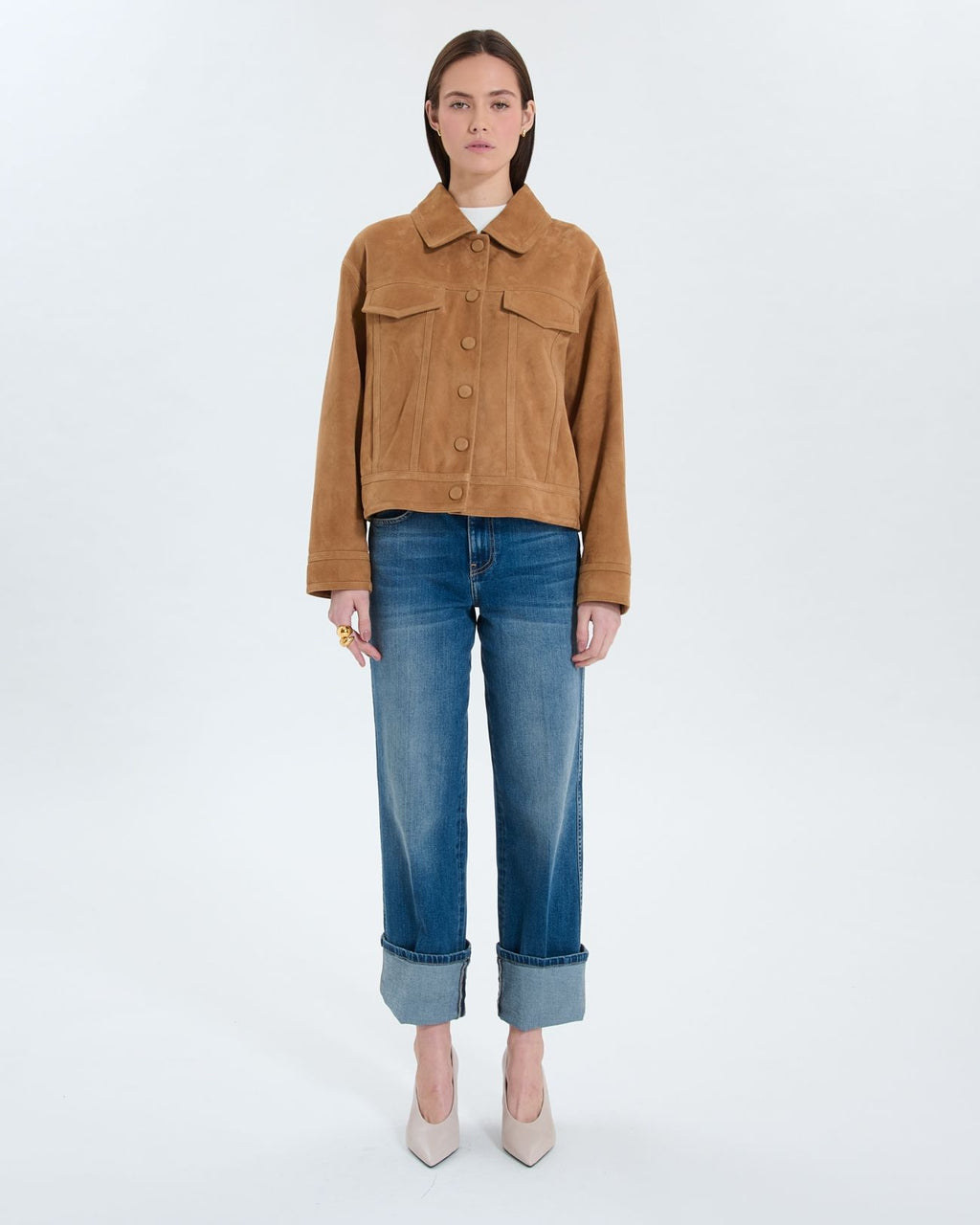 Beige suede coat_5