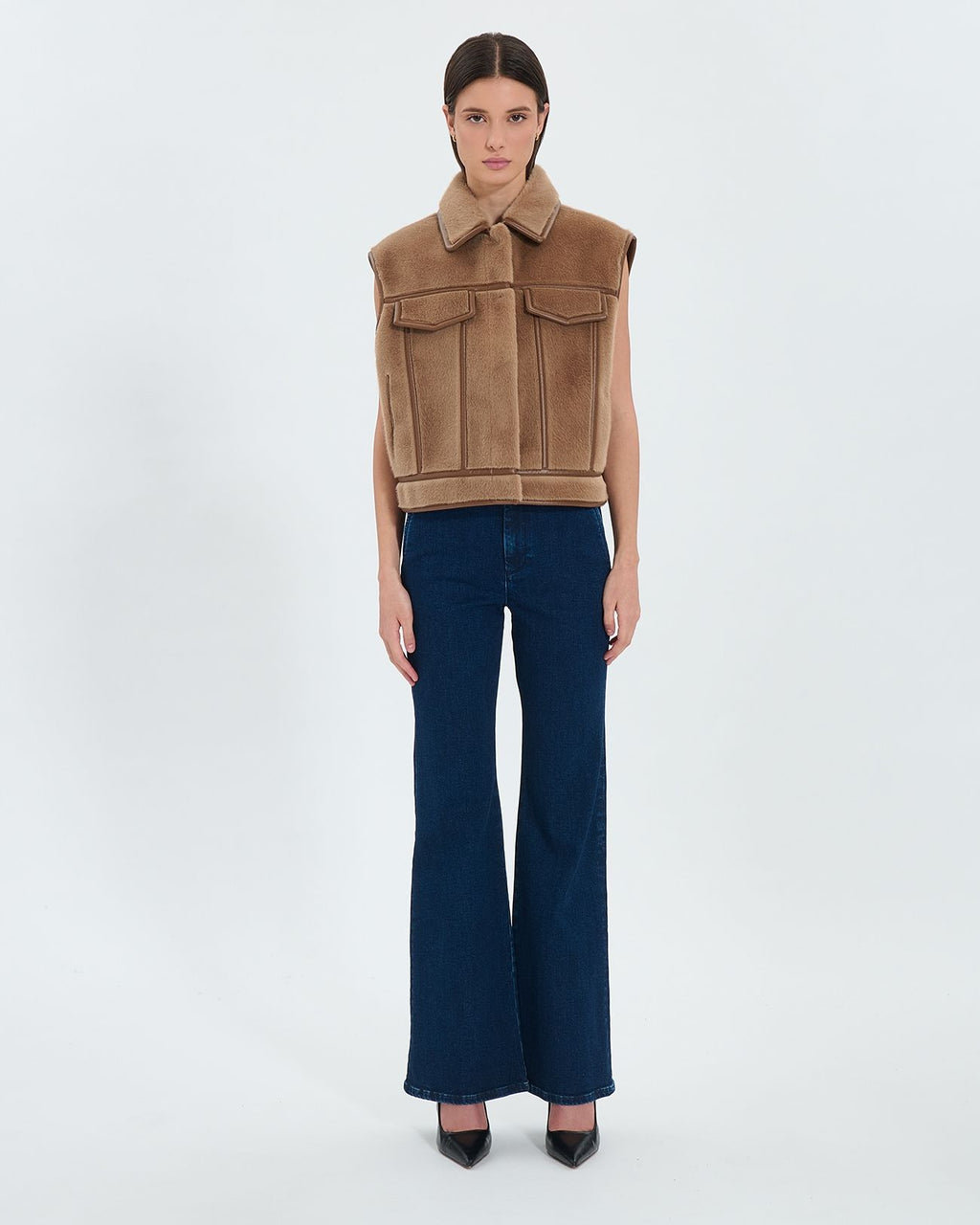 Chaqueta sin mangas camel_5