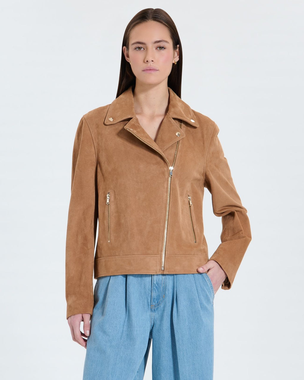 Beige suede perfecto_1