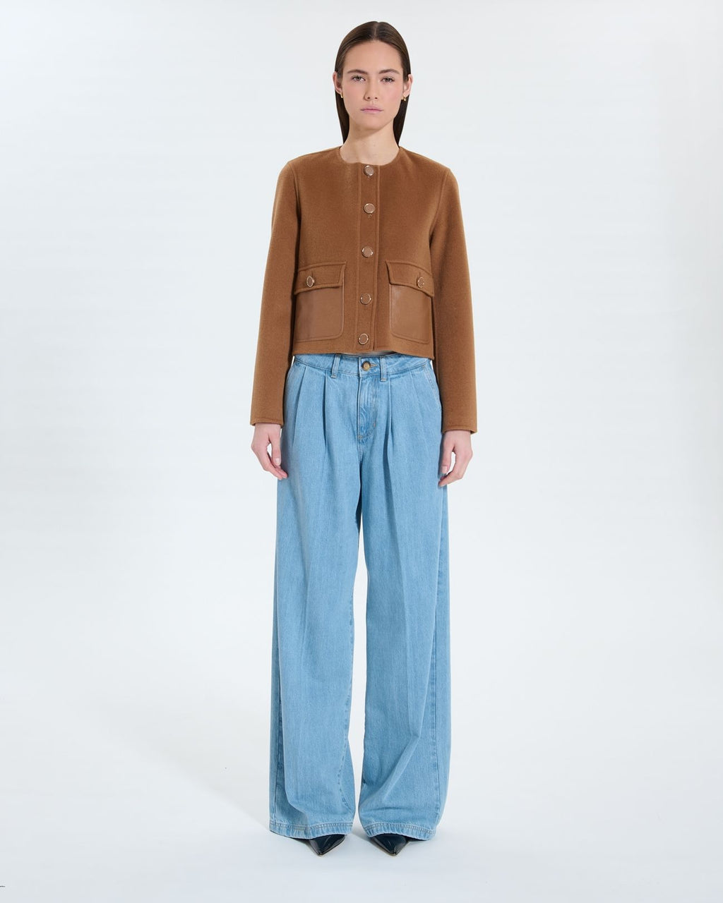 Veste courte camel_4