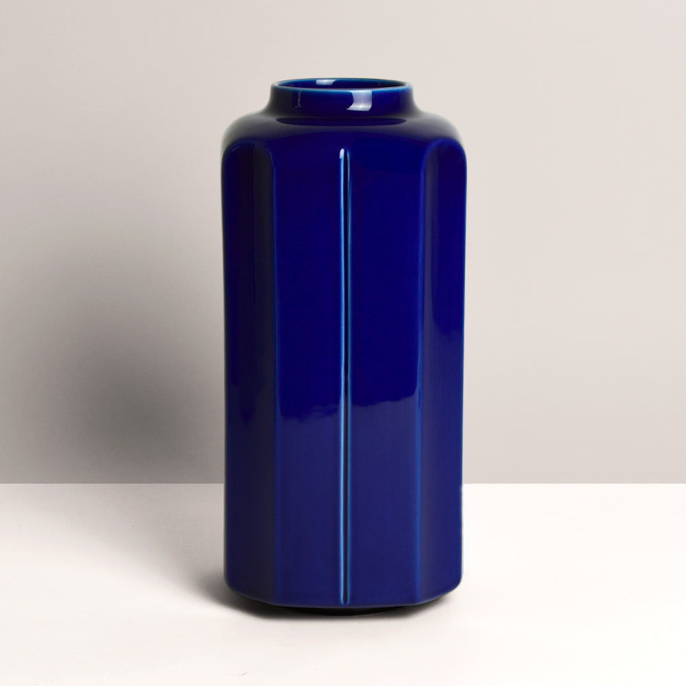 Vase Alto - Indigo